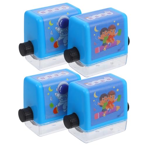 JOINPAYA 4 Satz Mathematik Stempelroller für Verstellbaren Additions Multiplikationsaufgaben Glattes für Effiziente Matheübungen Tragbar für Dynamisches Lernen in Schule und Zuhause von JOINPAYA