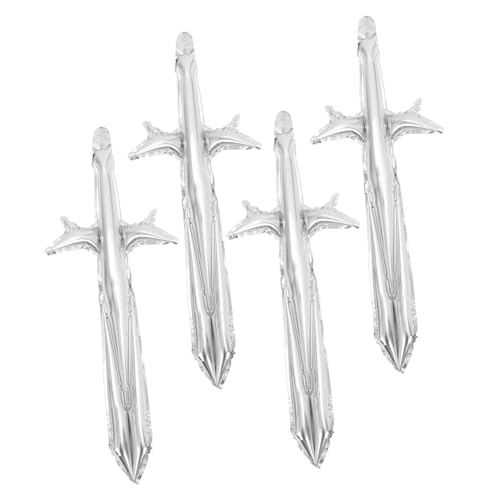 JOINPAYA 4 Stück Aufblasbares für aufblasbare aufblasbares aufblasbares Kostüm Piratenspiel Piratenschwerter für Bühnenauftritt Aluminiumfolie JOINPAYA 4 Stück Aufblasbares für aufblasbare aufblasbares aufblasbares Kostüm Piratenspiel Piratenschwerter für Bühnenauftritt Aluminiumfolie von JOINPAYA