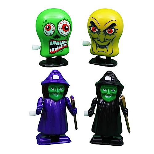 JOINPAYA 4 Stück Aufzieh Partyzubehör für interaktives kinderspielzeug Halloween Party interessante -Gadgets Jumpin Plastik JOINPAYA 4 Stück Aufzieh Partyzubehör für interaktives kinderspielzeug Halloween Party interessante -Gadgets Jumpin Plastik von JOINPAYA