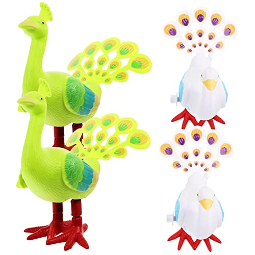 JOINPAYA 4 Stücke Pfau Aufziehspielzeug Jungen und Mädchen Springspielzeug Babyspielzeug Lustige Cartoon-Bilder JOINPAYA 4 Stücke Pfau Aufziehspielzeug Jungen und Mädchen Springspielzeug Babyspielzeug Lustige Cartoon-Bilder von JOINPAYA