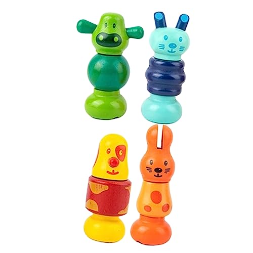 JOINPAYA 4-teiliges Holzschrauben-Spielzeug Für Kleinkinder Einfädelspielzeug Für Kinder Von 1–3 Jahren Vorschul-lernspielzeug-Set von JOINPAYA