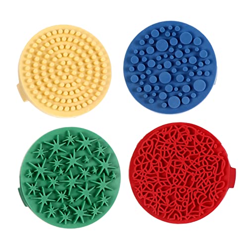 JOINPAYA 4 Stück Blumenstempel Planke Briefmarken Aufkleber Tablette Markierungen für kinderspielzeug Kinderstampfer Stempel zum Selbermachen für Gummi Colorful JOINPAYA 4 Stück Blumenstempel Planke Briefmarken Aufkleber Tablette Markierungen für kinderspielzeug Kinderstampfer Stempel zum Selbermachen für Gummi Colorful von JOINPAYA