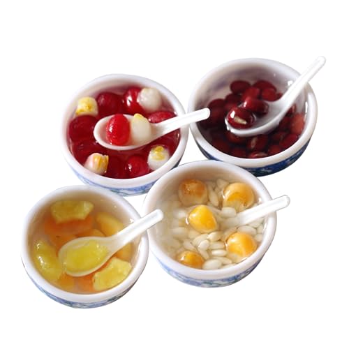 JOINPAYA Realistische Chinesische Dessert-Dekorationen Für Mini- 4-teiliges Miniatur-Dessert-zubehör Für Jungen Und Mädchen Zufälliger Stil JOINPAYA Realistische Chinesische Dessert-Dekorationen Für Mini- 4-teiliges Miniatur-Dessert-zubehör Für Jungen Und Mädchen Zufälliger Stil von JOINPAYA
