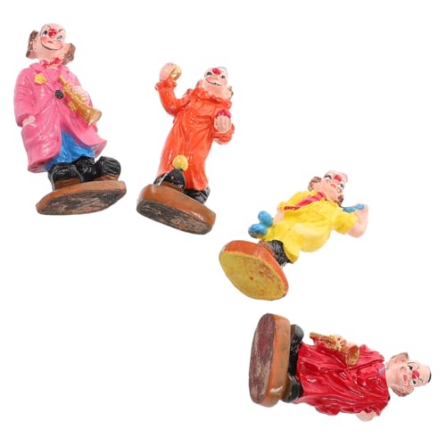 JOINPAYA Clown-Ornamente Für Zuhause 4er-Pack Künstlerische Sandkasten-Clown-Figuren Bonsai-Stil Bastelornament Mini-Clown- Für Den Schreibtisch JOINPAYA Clown-Ornamente Für Zuhause 4er-Pack Künstlerische Sandkasten-Clown-Figuren Bonsai-Stil Bastelornament Mini-Clown- Für Den Schreibtisch von JOINPAYA