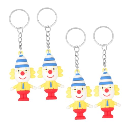 JOINPAYA 4 Stück Clown-Puppen-Schlüsselanhänger Zirkus Schlüsselanhänger Schlüsselanhänger Kette geburtstagsgeschenk lustige schlüsselanhänger Figuren-Schlüsselanhänger Rucksackanhänger JOINPAYA 4 Stück Clown-Puppen-Schlüsselanhänger Zirkus Schlüsselanhänger Schlüsselanhänger Kette geburtstagsgeschenk lustige schlüsselanhänger Figuren-Schlüsselanhänger Rucksackanhänger von JOINPAYA