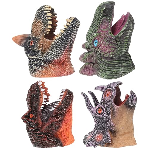 JOINPAYA 4 Stück Dinosaurier-handpuppe Puppen Für Handpuppenspielzeug Für Handpuppe Für Kinderhandspielzeug Puppen Mit Beweglichem Mund Kinderspielzeug Tierpuppen Vinyl JOINPAYA 4 Stück Dinosaurier-handpuppe Puppen Für Handpuppenspielzeug Für Handpuppe Für Kinderhandspielzeug Puppen Mit Beweglichem Mund Kinderspielzeug Tierpuppen Vinyl von JOINPAYA