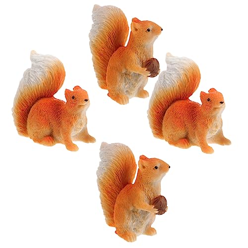JOINPAYA Entzückende Eichhörnchen-Dekorationen 4 Stück Mini-eichhörnchen-Figuren Für Dekorationen JOINPAYA Entzückende Eichhörnchen-Dekorationen 4 Stück Mini-eichhörnchen-Figuren Für Dekorationen von JOINPAYA