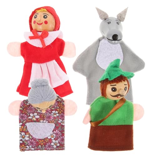 JOINPAYA 4 Stück Fingerpuppe Mini- Überraschungspuppen Spielzeuge Kinderspielzeug Fingerspielzeug Bildungsspielzeug Puppenspielzeug Zum Geschichtenerzählen Stoff JOINPAYA 4 Stück Fingerpuppe Mini- Überraschungspuppen Spielzeuge Kinderspielzeug Fingerspielzeug Bildungsspielzeug Puppenspielzeug Zum Geschichtenerzählen Stoff von JOINPAYA
