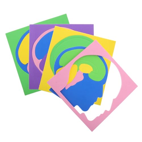 JOINPAYA Pädagogisches Gehirn-Puzzle-Spielzeug Für Kinder 4-teiliges Menschliches Gehirnmodell Lernspielzeug Für Kleinkinder Und Vorschulkinder von JOINPAYA