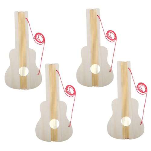 JOINPAYA 4-teiliges Gitarren-malset Für Kinder – Gitarrenbasteln Für Kleinkinder Musikinstrument-partyspielzeug Für Jungen von JOINPAYA