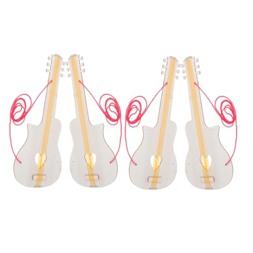 JOINPAYA 4 Stücke Kinder Holz Gitarre Spielzeug Malerei Handwerk Musik Bildung Für Kinder Im Vorschulalter JOINPAYA 4 Stücke Kinder Holz Gitarre Spielzeug Malerei Handwerk Musik Bildung Für Kinder Im Vorschulalter von JOINPAYA