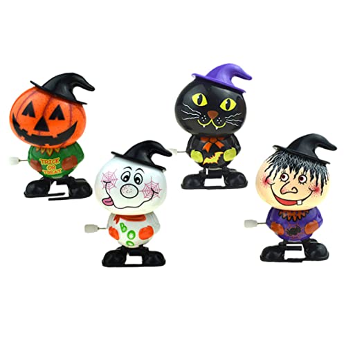 JOINPAYA 4 Stück Halloween- Halloween Figuren Halloween-Figuren Halloween Animatronic Party Dekoration Safe Toy Cartoon-Uhrwerkspielzeug lustige uhrwerk Plastik Colorful JOINPAYA 4 Stück Halloween- Halloween Figuren Halloween-Figuren Halloween Animatronic Party Dekoration Safe Toy Cartoon-Uhrwerkspielzeug lustige uhrwerk Plastik Colorful von JOINPAYA