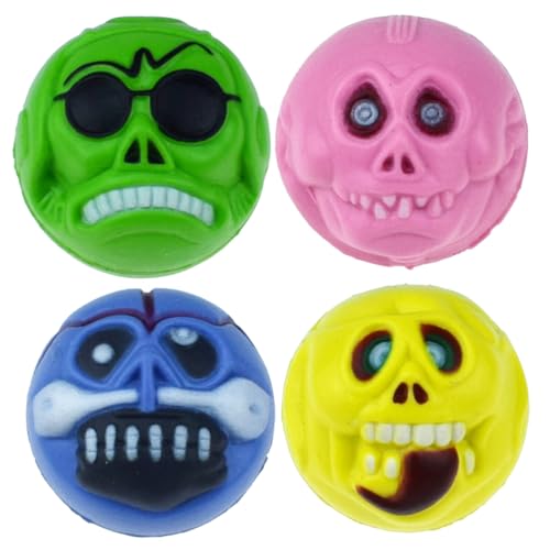 JOINPAYA 4 Stück Halloween-Requisiten Halloween Halloween Toys für Children Toys spielzeuge für gummiball federnd Bälle hüpfen Halloween-Bälle Partyzubehör JOINPAYA 4 Stück Halloween-Requisiten Halloween Halloween Toys für Children Toys spielzeuge für gummiball federnd Bälle hüpfen Halloween-Bälle Partyzubehör von JOINPAYA