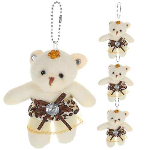 JOINPAYA 4 Stück Hochzeitsbär Bär für Party Dekoration Schlafzimmer Bedroom Decoration Bärendekoration für Blumenstrauß entzückende Bärenblumenstraußverzierungen PP Baumwolle Leopard JOINPAYA 4 Stück Hochzeitsbär Bär für Party Dekoration Schlafzimmer Bedroom Decoration Bärendekoration für Blumenstrauß entzückende Bärenblumenstraußverzierungen PP Baumwolle Leopard von JOINPAYA