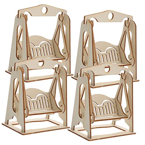 JOINPAYA 4 Stück Holzblock 3D-Puzzles aus Holz schwingen Kindermodell-Puzzle- Lernspielzeug für 3D-Puzzle-Modell- Modell der Montageschaukel hölzern JOINPAYA 4 Stück Holzblock 3D-Puzzles aus Holz schwingen Kindermodell-Puzzle- Lernspielzeug für 3D-Puzzle-Modell- Modell der Montageschaukel hölzern von JOINPAYA