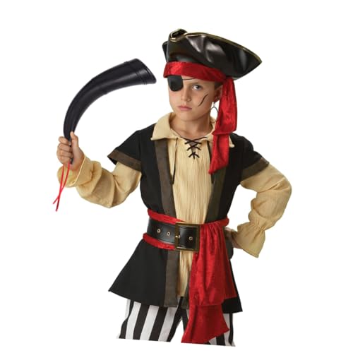 JOINPAYA 4 Stück Hornspielzeug Halloween Forderung Hörner groß jubeln Kunststoffhorn Piratenhorn Piraten-Zubehör kostüm Streichhorn Spielzeughupe für Party-Horn Plastik Black JOINPAYA 4 Stück Hornspielzeug Halloween Forderung Hörner groß jubeln Kunststoffhorn Piratenhorn Piraten-Zubehör kostüm Streichhorn Spielzeughupe für Party-Horn Plastik Black von JOINPAYA