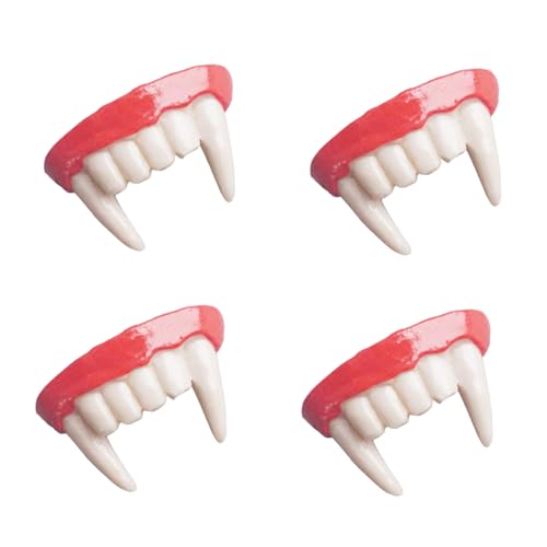 JOINPAYA 4 Stück Horrorprotroundures Gothic Fangs Fangzähne Cosplay-Reißzähne Halloween -Zähne Horror Zähne Vampirzähne für Gefälschte Vampirzähne Halloween-Kostümzähne Harz JOINPAYA 4 Stück Horrorprotroundures Gothic Fangs Fangzähne Cosplay-Reißzähne Halloween -Zähne Horror Zähne Vampirzähne für Gefälschte Vampirzähne Halloween-Kostümzähne Harz von JOINPAYA