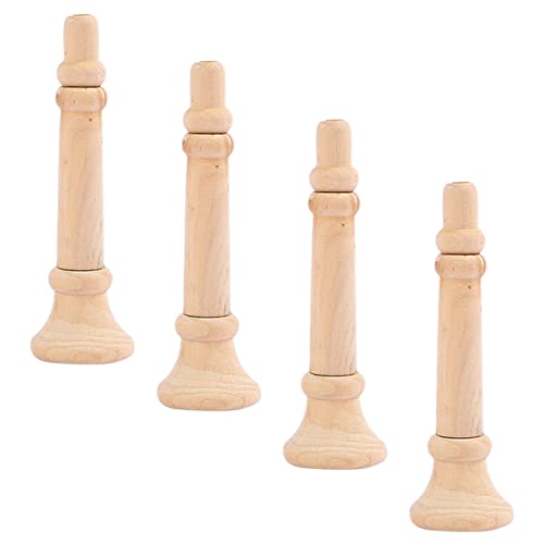 JOINPAYA Holzhornspielzeug 4 Stück Hornspielzeug Musikspielzeug Kinderspielzeug Lernspielzeug Hörner Für Jungen Und Mädchen von JOINPAYA