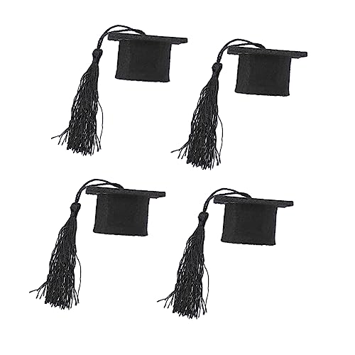 JOINPAYA Mini-ornament-hüte 4 Stück Mini-doktorhut-fransen Für Partys Und Schulveranstaltungen von JOINPAYA