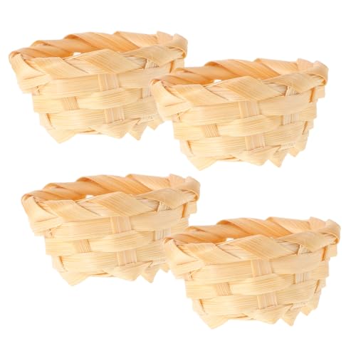 JOINPAYA 4 Stück Mini Bambuskorb Winziger Korb Winziger Miniaturkorb Mini Picknickkorb Mini Puppenhaus Zubehör Mini Korb Mini Einkaufskorb Gewebter Blumenkorb Beige Rattan JOINPAYA 4 Stück Mini Bambuskorb Winziger Korb Winziger Miniaturkorb Mini Picknickkorb Mini Puppenhaus Zubehör Mini Korb Mini Einkaufskorb Gewebter Blumenkorb Beige Rattan von JOINPAYA