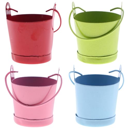 JOINPAYA 4 Stück Mini-Blecheimer lagercontainer Spielzeug gesichtspflanzentopf blechwanne Retro-Blumeneimer Puppenhaus-Eimer wischeimer Links Miniatur-Metallfass winzige Hauseimer Weißblech Mini-Blech JOINPAYA 4 Stück Mini-Blecheimer lagercontainer Spielzeug gesichtspflanzentopf blechwanne Retro-Blumeneimer Puppenhaus-Eimer wischeimer Links Miniatur-Metallfass winzige Hauseimer Weißblech Mini-Blech von JOINPAYA