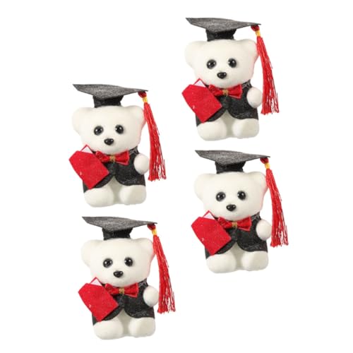 JOINPAYA 4 Stück Mini Plüschbär Geschenkspielzeug Mini Plüschtiere Dekorativer Abschluss Plüschbär Zarter Stoffbär Abschluss Plüschbär Puppe Abschlussbär Party Zubehör Filztuch JOINPAYA 4 Stück Mini Plüschbär Geschenkspielzeug Mini Plüschtiere Dekorativer Abschluss Plüschbär Zarter Stoffbär Abschluss Plüschbär Puppe Abschlussbär Party Zubehör Filztuch von JOINPAYA