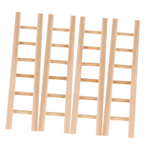 JOINPAYA 4 Stück Miniatur Holzleiter Realistische Kleine Holz Trittleiter für Puppenhaus DIY Landschaftsdekor Vielseitige Miniatur Leiter für Puppenmöbel Feengarten und Mikro Szenen JOINPAYA 4 Stück Miniatur Holzleiter Realistische Kleine Holz Trittleiter für Puppenhaus DIY Landschaftsdekor Vielseitige Miniatur Leiter für Puppenmöbel Feengarten und Mikro Szenen von JOINPAYA
