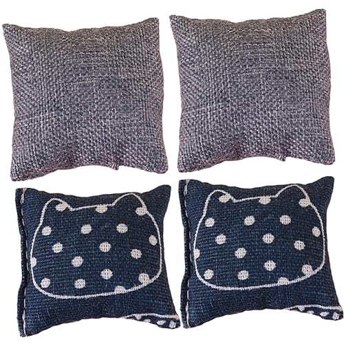 JOINPAYA 4 Stück Miniatur-Speise- und Spielkissen Puppenhausmöbel Mini-Puppen Hauszubehör für Zuhause Home Decor Home Dekoration Puppen-Mini- - gefälschtes Kissen Pa JOINPAYA 4 Stück Miniatur-Speise- und Spielkissen Puppenhausmöbel Mini-Puppen Hauszubehör für Zuhause Home Decor Home Dekoration Puppen-Mini- - gefälschtes Kissen Pa von JOINPAYA