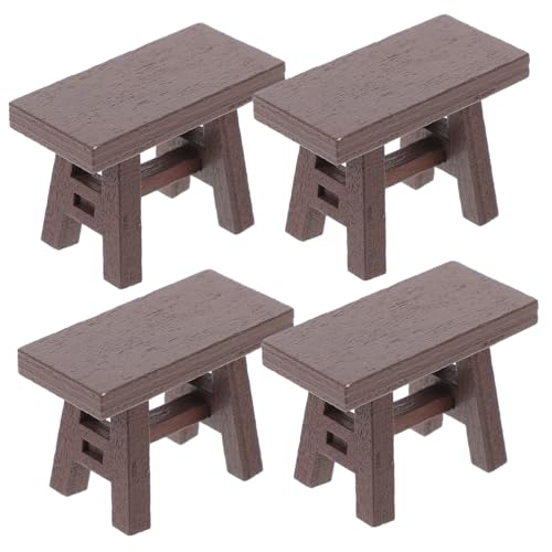 JOINPAYA 4 Stück Miniaturmöbel Puppenzubehör Puppenhaus Winziger Hocker Puppenhaus-mini-holzhocker-Modell Puppenhaus-minihocker-Modell Puppenhauszubehör Mini-hocker Hölzern Brown JOINPAYA 4 Stück Miniaturmöbel Puppenzubehör Puppenhaus Winziger Hocker Puppenhaus-mini-holzhocker-Modell Puppenhaus-minihocker-Modell Puppenhauszubehör Mini-hocker Hölzern Brown von JOINPAYA