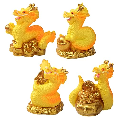 JOINPAYA 4stücke Teiliges Mini-Drache Figurenset Resin Drachenstatuen Für Mikro-landschaftsdekoration Für Schreibtisch Auto Oder Garten Farbenfrohe Und Detaillierte Designs JOINPAYA 4stücke Teiliges Mini-Drache Figurenset Resin Drachenstatuen Für Mikro-landschaftsdekoration Für Schreibtisch Auto Oder Garten Farbenfrohe Und Detaillierte Designs von JOINPAYA