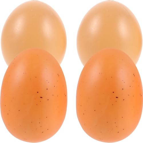 JOINPAYA Spielzeug-Requisiten 4er-Pack Simulationseier Schaumstoff-Dekorationen -malmaterialien für Jungen und Mädchen von JOINPAYA