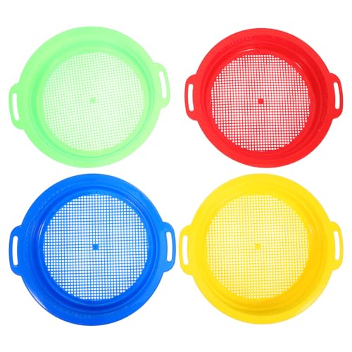 JOINPAYA 4 Stück Netz für Beach Toys for sandspielzeug Kindersandspielzeug strandset strandspielzeug Set Beach Strandsandsieb Sandsieb Plastik von JOINPAYA