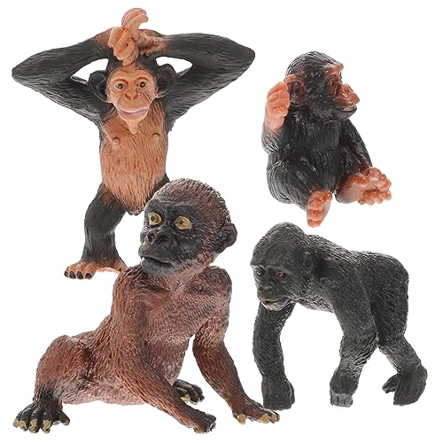 JOINPAYA Wildlife-Modell-Set – 4-teilige Tierstatuen Für Kinder Tiermodelle Realistische Spielzeugsammlung von JOINPAYA