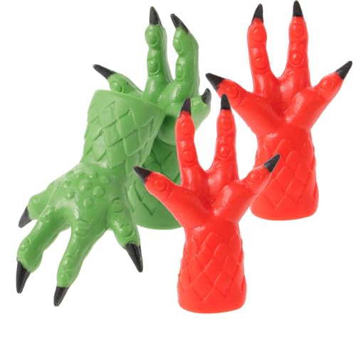 JOINPAYA 4 Stück Party-Requisiten Entwirrer moderner Schrankgriff wiederverwendbar Schaltknauf Rad faschingskostüme fasnachtskostüme Mini-Hand lustige kleine Hand kniffliges PVC von JOINPAYA