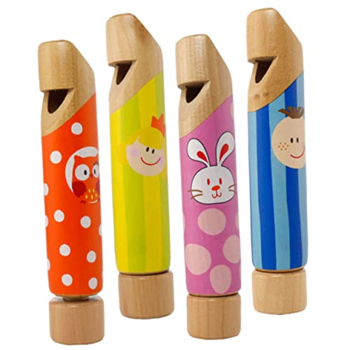 JOINPAYA Musikinstrumenten-set Für Jungen Und Mädchen 4-teilig Holz-schiebepfeife Für Jungen Und Mädchen Musik-lernspielzeug Zufälliger Stil von JOINPAYA