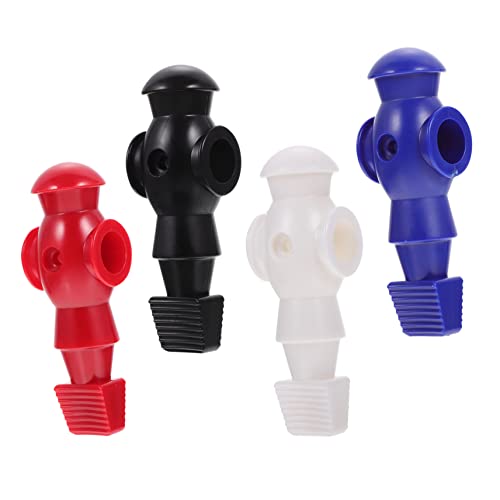 JOINPAYA 4 Stück Pokerspieler Tischfußballspieler Tischspieler Actionfiguren Professionelle Fußballspieler Figur Tischfußballmänner Ersatzzubehör Tischfußballtisch Ersatzteile Grau von JOINPAYA