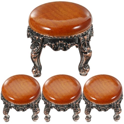 JOINPAYA Stilvoller Mini-hocker Im Maßstab 112 Für Puppenhaus-hocker Modellhocker Basteln Mini-hocker Figuren Landschaftshocker Schmuck Zufällige Farbe von JOINPAYA