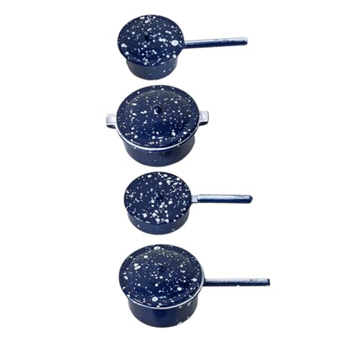 JOINPAYA Pädagogischer Miniatur- Mini-kocher Für Kinder Mini-kochgeschirr Für Jungen Und Mädchen Metall- -Modell Für Die Küche Mini-kochgeschirr von JOINPAYA