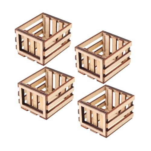 JOINPAYA 4 Stück Puppenhaus Milchkiste: Miniatur Mini Kisten Obstkorb Winzige Holz Vorratsbehälter Mikro Landschaft Pädagogisches Spiel Spielzeug Feengarten Zubehör JOINPAYA 4 Stück Puppenhaus Milchkiste: Miniatur Mini Kisten Obstkorb Winzige Holz Vorratsbehälter Mikro Landschaft Pädagogisches Spiel Spielzeug Feengarten Zubehör von JOINPAYA