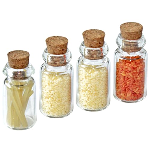 JOINPAYA Mini- -küchendekor – Set Mit 4 Miniatur-gewürzflaschen Aus Glas Perfekt Für Kinderspielzeug JOINPAYA Mini- -küchendekor – Set Mit 4 Miniatur-gewürzflaschen Aus Glas Perfekt Für Kinderspielzeug von JOINPAYA