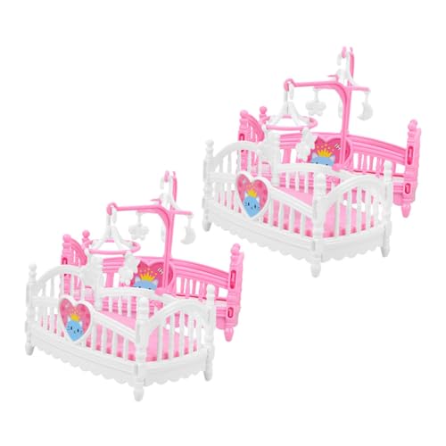 JOINPAYA Puppenhaus-mini-Kinderbett-Set Mit 4 Teilen Realistische Mini-Verzierungen Für Miniatur-Schlafzimmer JOINPAYA Puppenhaus-mini-Kinderbett-Set Mit 4 Teilen Realistische Mini-Verzierungen Für Miniatur-Schlafzimmer von JOINPAYA