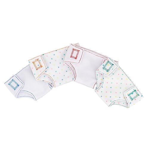 JOINPAYA 4 Stück Puppenwindeln: Puppenkleidung Zubehör für Babypuppen Puppenspielzeug puppenwindeln puppenzubehör Windeln Puppen für Babypuppen Stoff von JOINPAYA