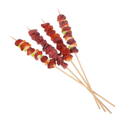 JOINPAYA 4 Stück Realistische Grillspieße Künstliche Fleischmodelle Geeignet Für Die Küche Lebensmittelset Rollenspiel Grillspielzeug Hohe Simulation Von Lebensmitteln JOINPAYA 4 Stück Realistische Grillspieße Künstliche Fleischmodelle Geeignet Für Die Küche Lebensmittelset Rollenspiel Grillspielzeug Hohe Simulation Von Lebensmitteln von JOINPAYA