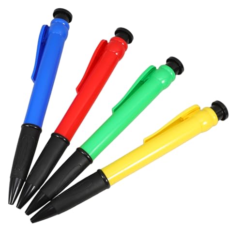 JOINPAYA 4 Stück Riesenkugelschreiber Befestigungswerkzeuge Self -Stick -knöpfe Mehrzweckpalette Riesiger Stift Papierschale Farbplatte Farbplattenfarbe Regal Kleberfarbe Abs von JOINPAYA