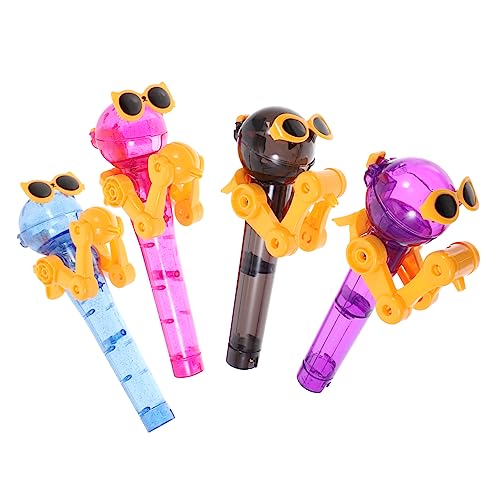 JOINPAYA 4stücke Lollipop Roboter Lustige Dinosaurier Lutscher Aufbewahrung Kreatives Spielzeug Für Kleinkinder Für Partys Und Feiertage von JOINPAYA