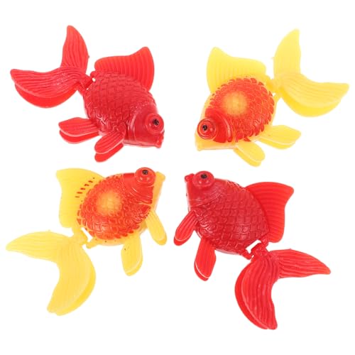 JOINPAYA 4 Stück Simulation Modell Realistische Kleine Fische Miniatur Tankfisch Aquarium Dekoration Fischaquarium Dekoration Fischfigur Gefälschte Schwimmende von JOINPAYA