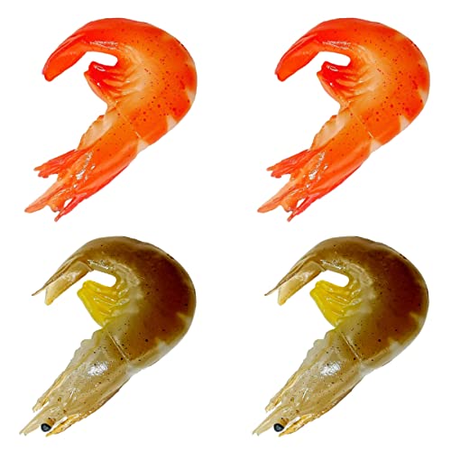 JOINPAYA PVC-Material Lebensechte Simulation Von Garnelenmodellen Lebensmitteldekor Garnelenspielzeug Für Jungen Und Mädchen von JOINPAYA