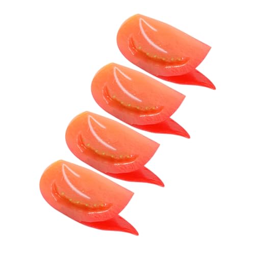 JOINPAYA 4 Stück Simulierte Tomate Gemüse Mini künstlich Tomaten frisch Simulation Easy putz tischdeko esstisch Modelle mit gefälschten Tomatenscheiben künstliche Tomatenscheibe PVC rot JOINPAYA 4 Stück Simulierte Tomate Gemüse Mini künstlich Tomaten frisch Simulation Easy putz tischdeko esstisch Modelle mit gefälschten Tomatenscheiben künstliche Tomatenscheibe PVC rot von JOINPAYA