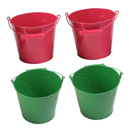 JOINPAYA 4 Stück Strandeimer sandeimer Set für Beach Toys for Strand spielzeuge Mini-Eimerspielzeug Sandeimer für Spielzeugeimer aus Eisen Kindergarten Eimer JOINPAYA 4 Stück Strandeimer sandeimer Set für Beach Toys for Strand spielzeuge Mini-Eimerspielzeug Sandeimer für Spielzeugeimer aus Eisen Kindergarten Eimer von JOINPAYA