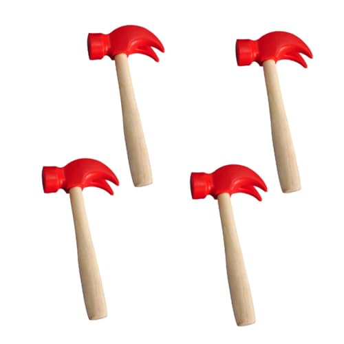 JOINPAYA 4 Stück Teiliges Holzhammer für Leichtes Sicheres Werkzeug Pädagogisches für Jungen und Mädchen Ab Jahren als Geburtstagsgeschenk von JOINPAYA